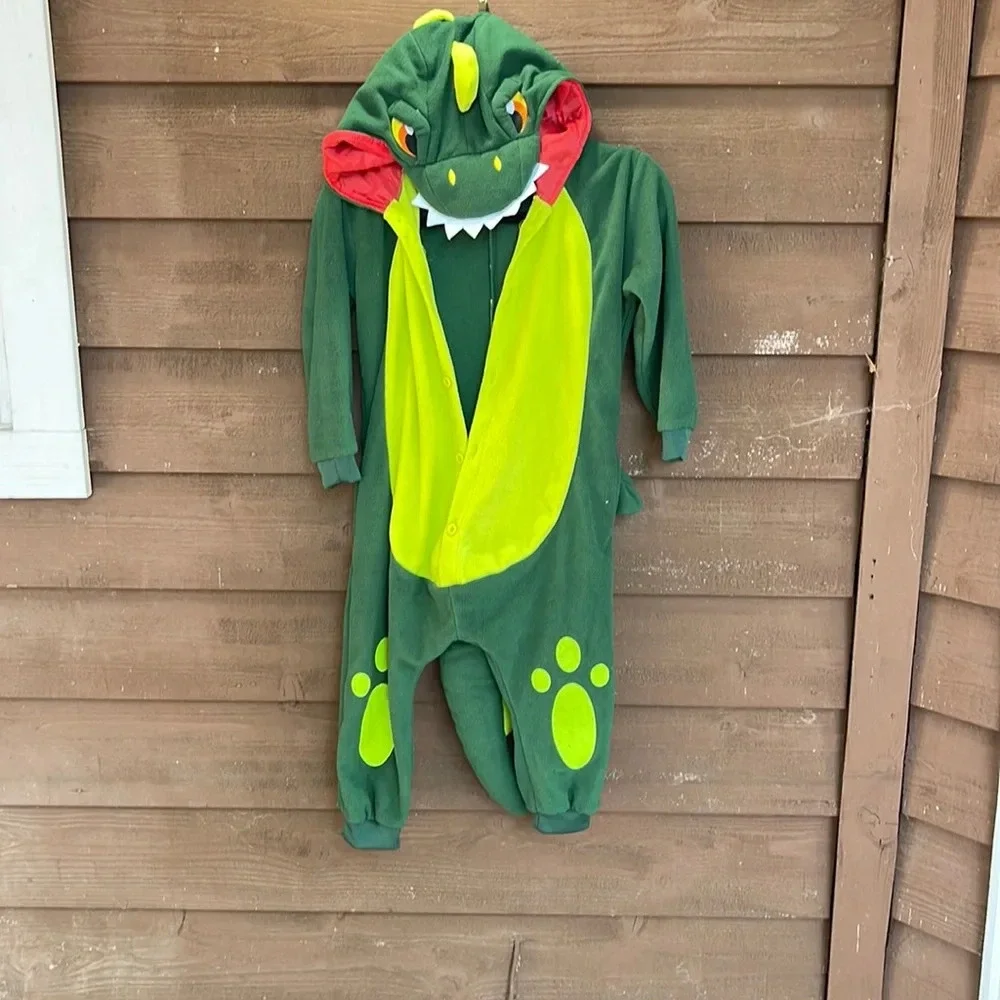 Spooktacular Creations dragon green costume with tail size S